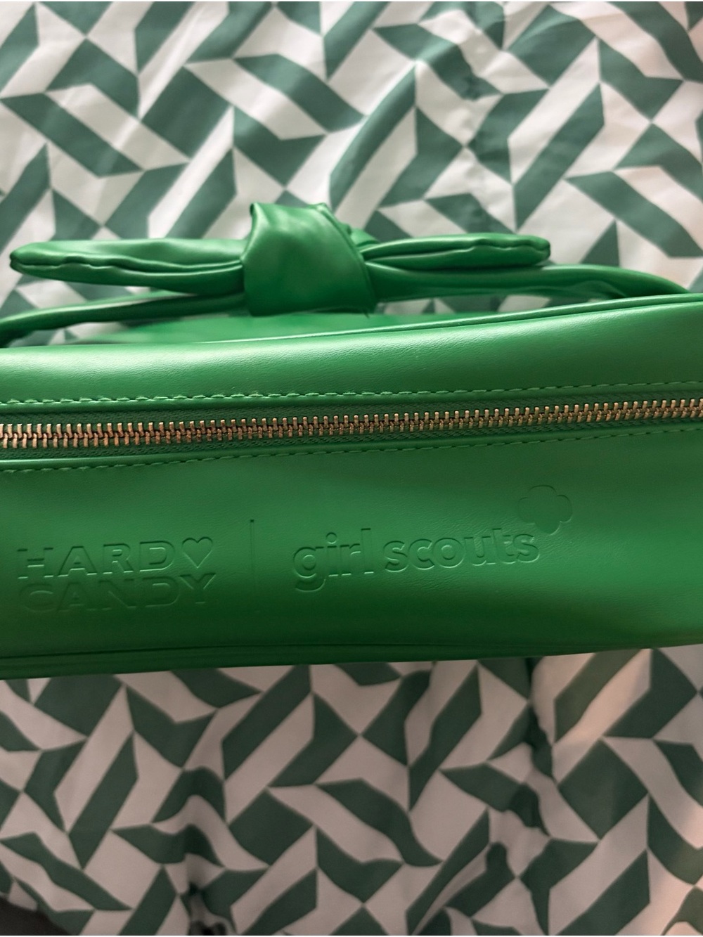 Hard Candy Green Girl Scouts Crossbody Bag